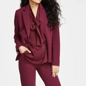 Anne Klein Dark Red Jacket